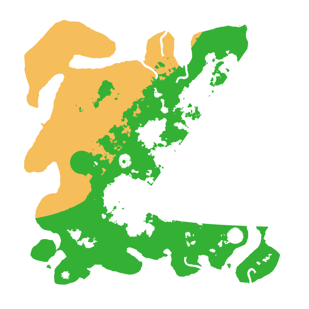 Biome Rust Map: Procedural Map, Size: 3500, Seed: 462280539
