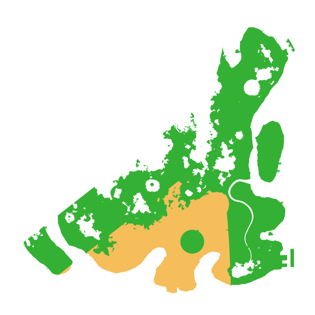 Biome Rust Map: Procedural Map, Size: 3500, Seed: 1393735810
