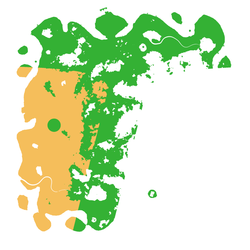 Biome Rust Map: Procedural Map, Size: 5000, Seed: 34354483