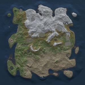 Thumbnail Rust Map: Procedural Map, Size: 3800, Seed: 2024010402, 18 Monuments