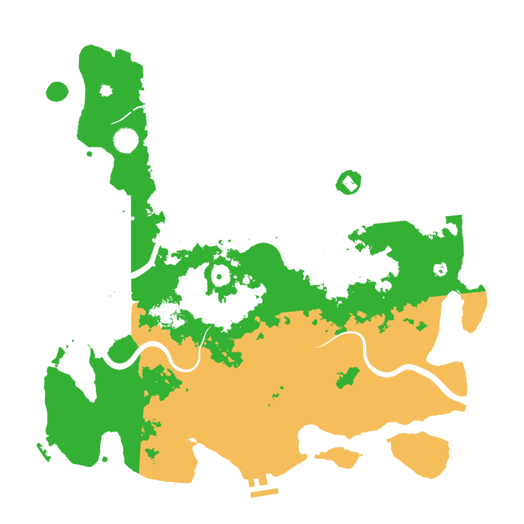 Biome Rust Map: Procedural Map, Size: 3800, Seed: 2024010402