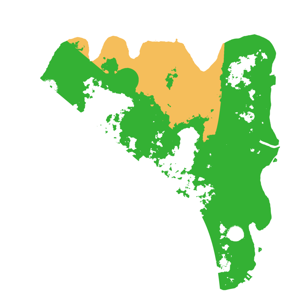 Biome Rust Map: Procedural Map, Size: 3500, Seed: 20693962