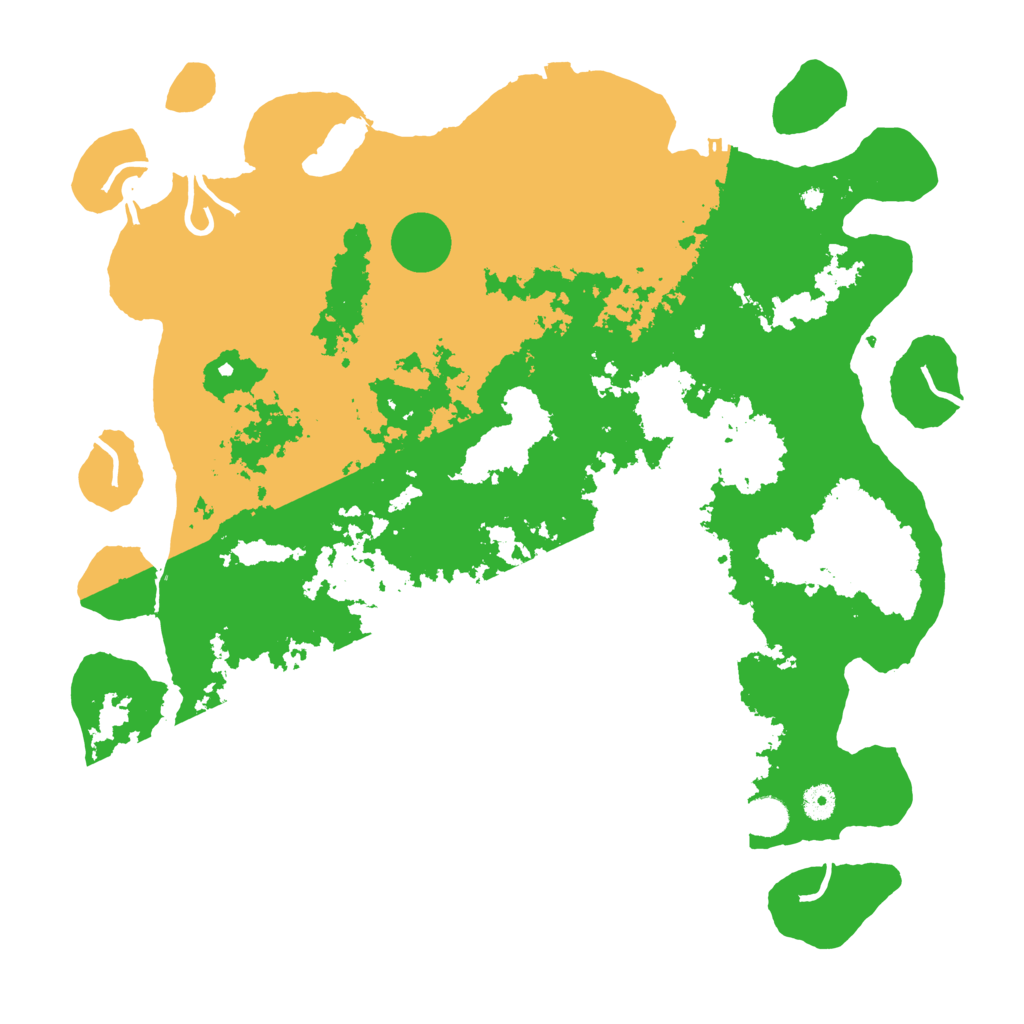 Biome Rust Map: Procedural Map, Size: 4500, Seed: 96227672