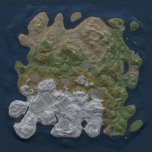 Thumbnail Rust Map: Procedural Map, Size: 4000, Seed: 224633819, 19 Monuments