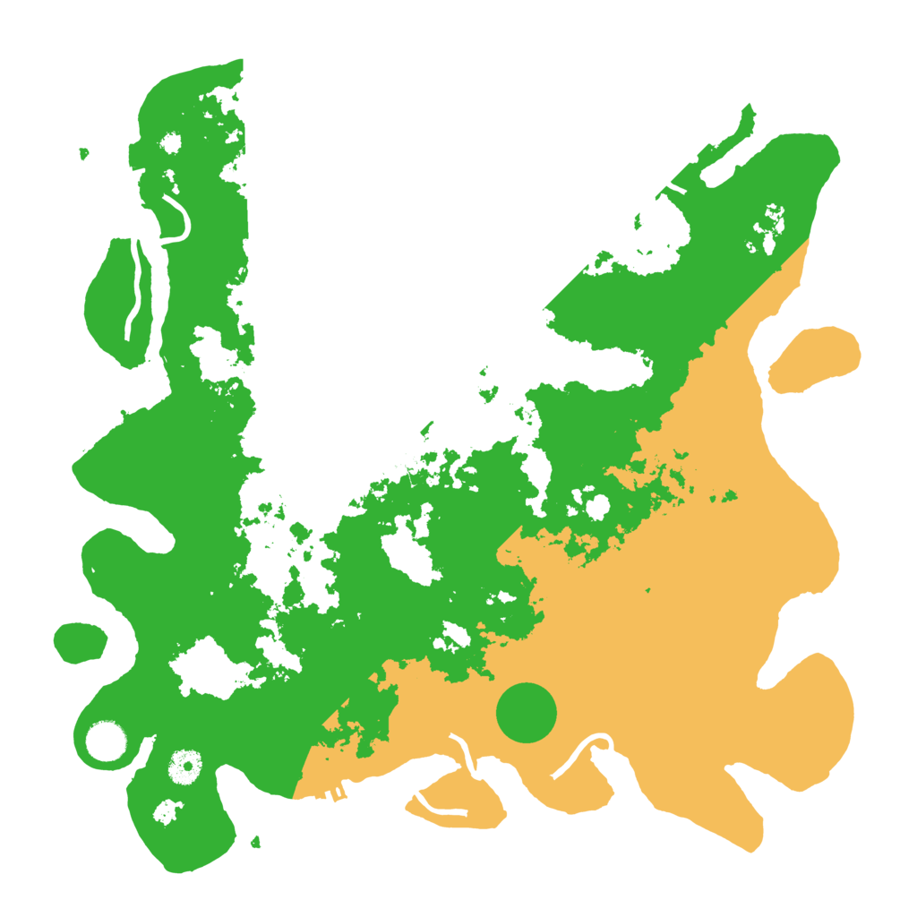 Biome Rust Map: Procedural Map, Size: 4000, Seed: 1157454192