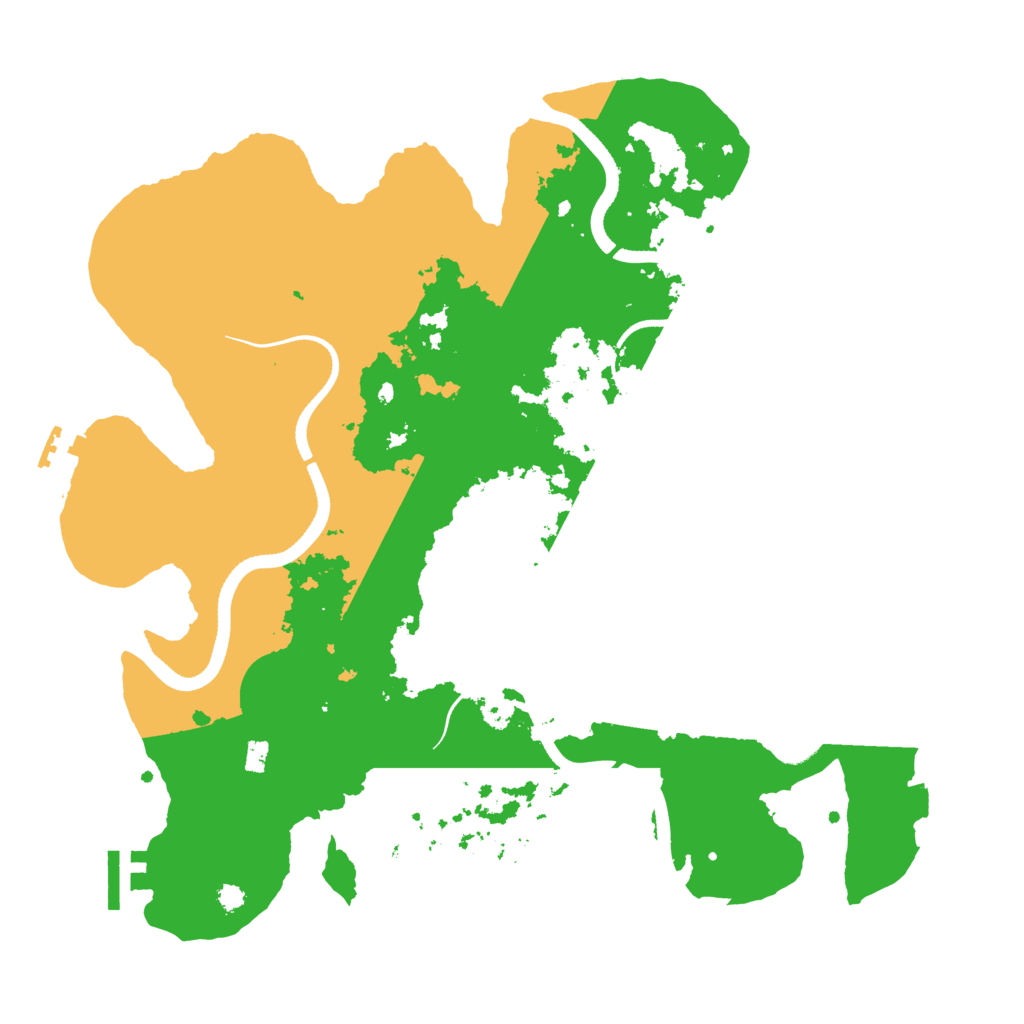 Biome Rust Map: Procedural Map, Size: 3500, Seed: 170294008