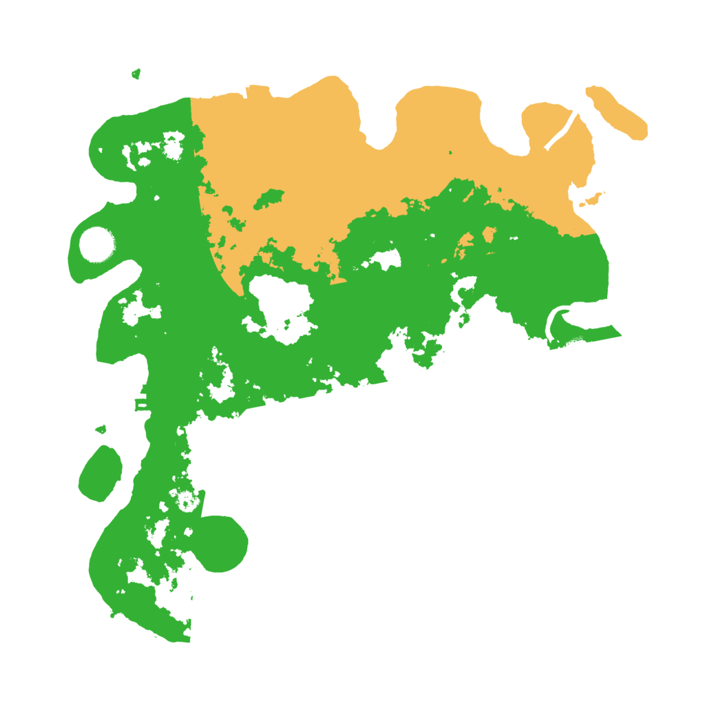 Biome Rust Map: Procedural Map, Size: 3500, Seed: 835068887