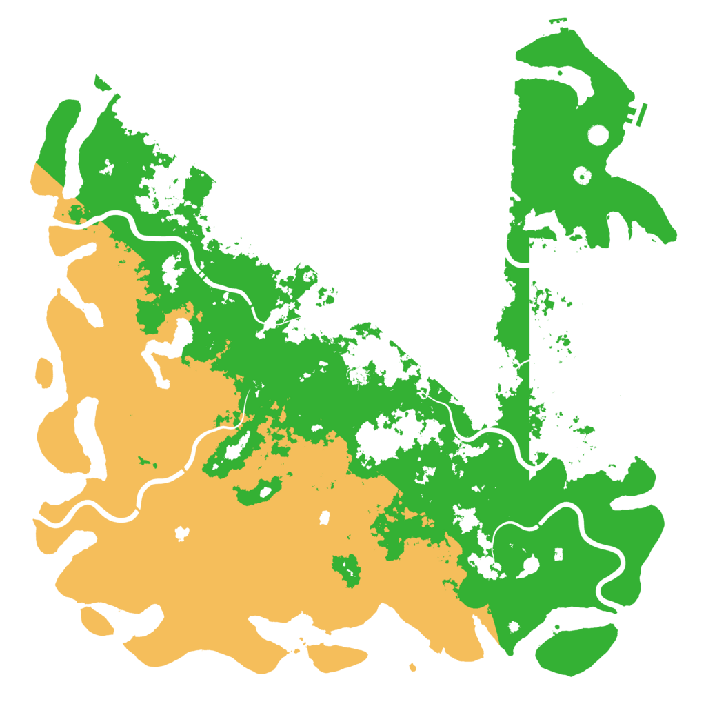 Biome Rust Map: Procedural Map, Size: 6000, Seed: 6776