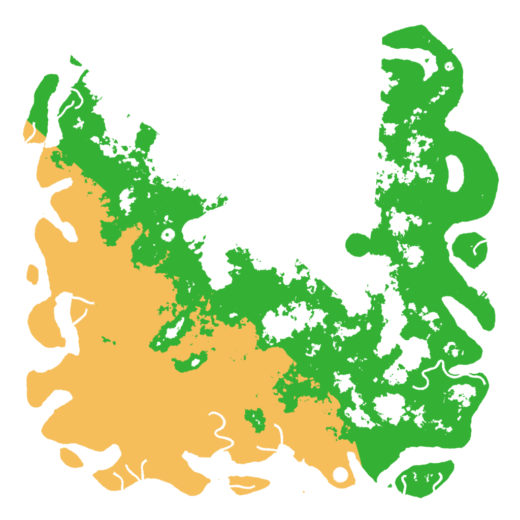 Biome Rust Map: Procedural Map, Size: 6000, Seed: 6776