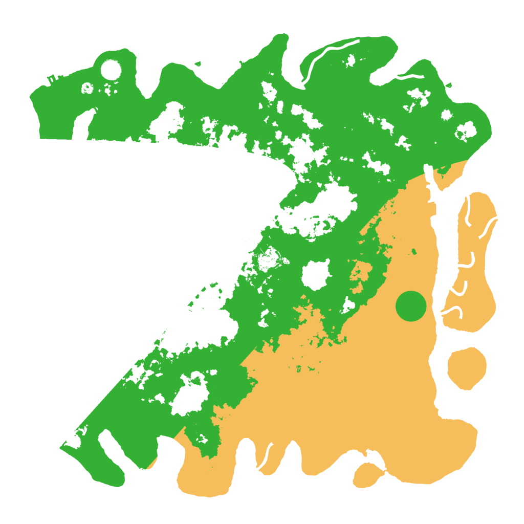 Biome Rust Map: Procedural Map, Size: 4500, Seed: 707938996