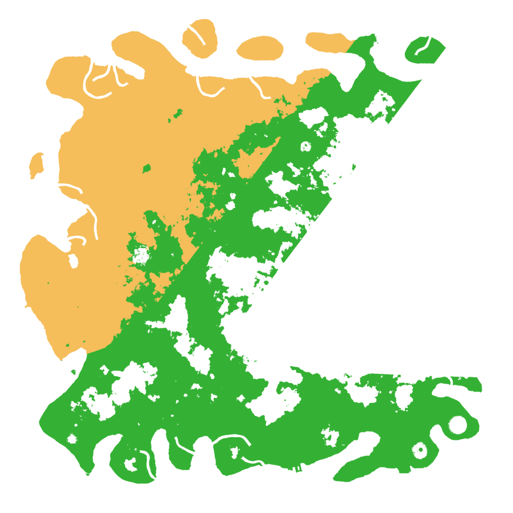 Biome Rust Map: Procedural Map, Size: 5000, Seed: 20242024