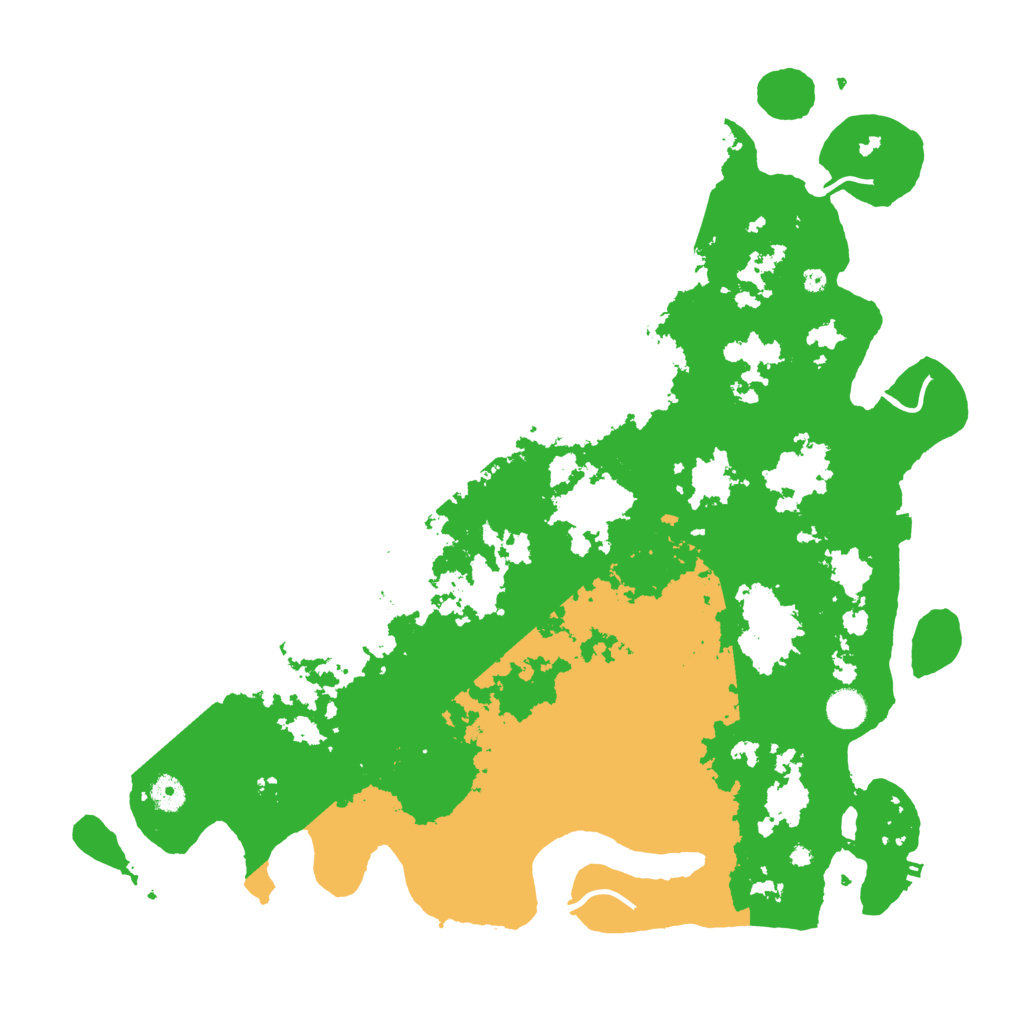 Biome Rust Map: Procedural Map, Size: 4500, Seed: 496873338