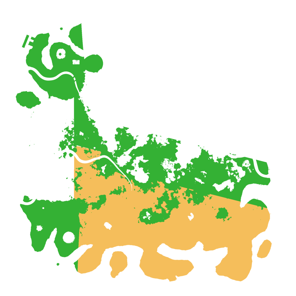 Biome Rust Map: Procedural Map, Size: 4500, Seed: 2010484340
