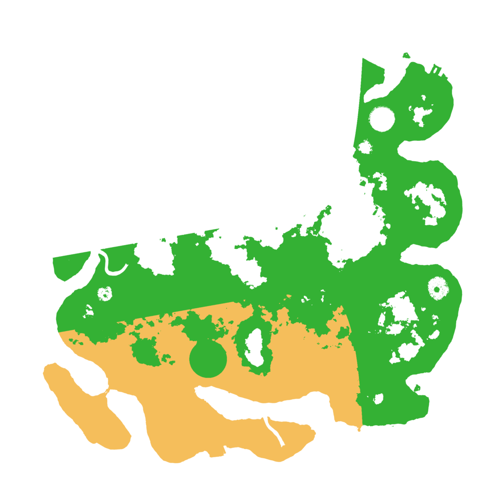 Biome Rust Map: Procedural Map, Size: 3500, Seed: 10272020