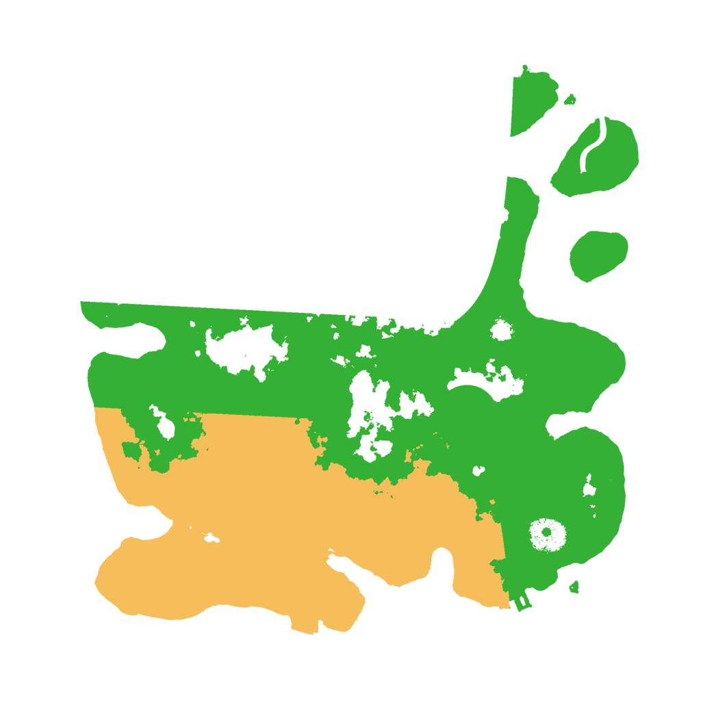 Biome Rust Map: Procedural Map, Size: 3000, Seed: 95991439