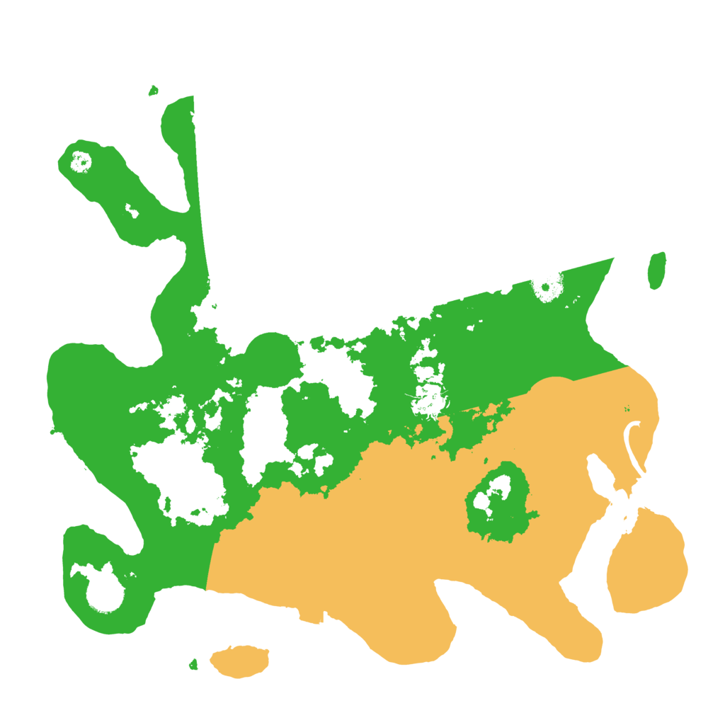 Biome Rust Map: Procedural Map, Size: 3500, Seed: 1201965579