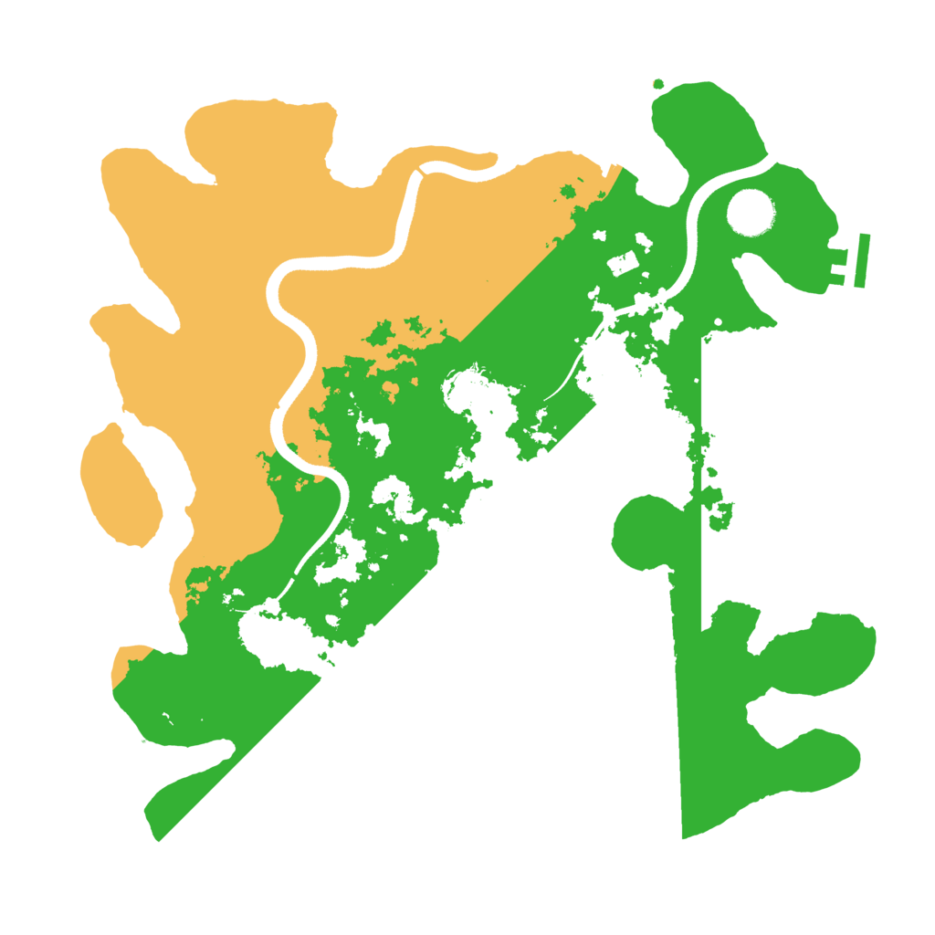 Biome Rust Map: Procedural Map, Size: 3500, Seed: 1889546379
