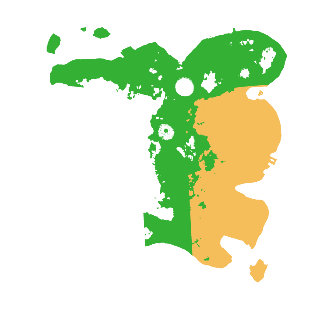 Biome Rust Map: Procedural Map, Size: 3000, Seed: 11889