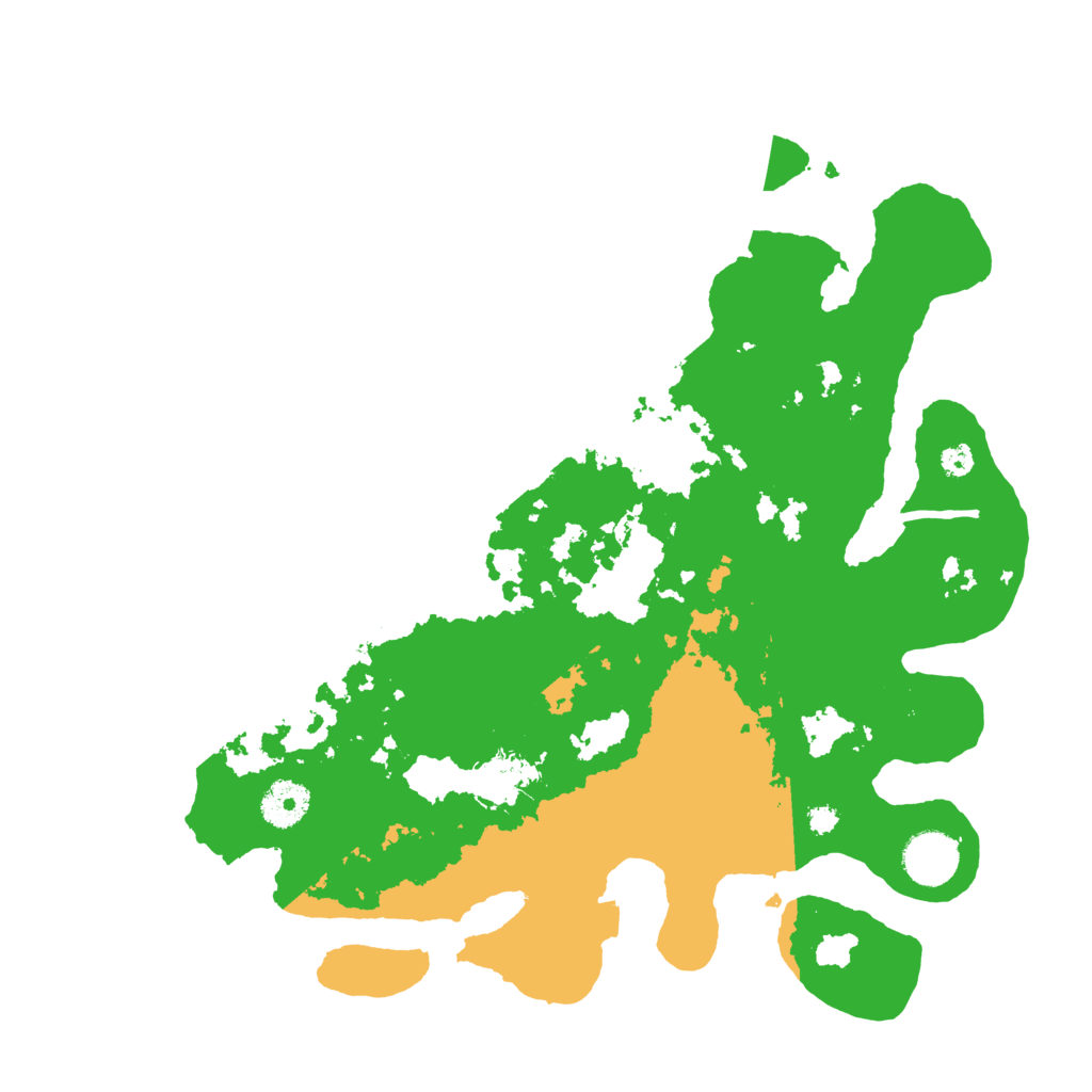 Biome Rust Map: Procedural Map, Size: 3500, Seed: 1774204837