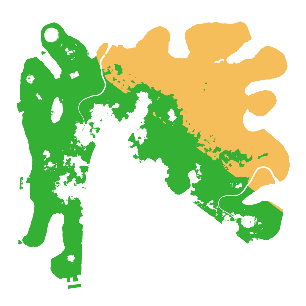 Biome Rust Map: Procedural Map, Size: 3750, Seed: 806960