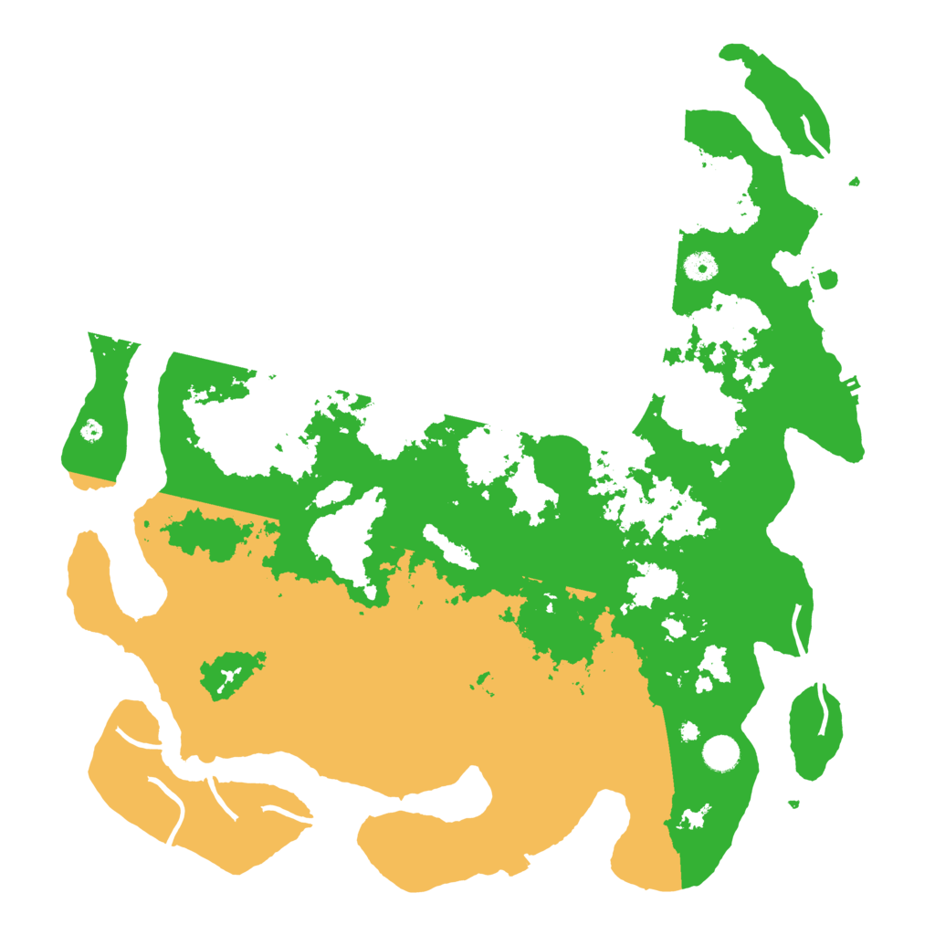 Biome Rust Map: Procedural Map, Size: 4500, Seed: 280664727