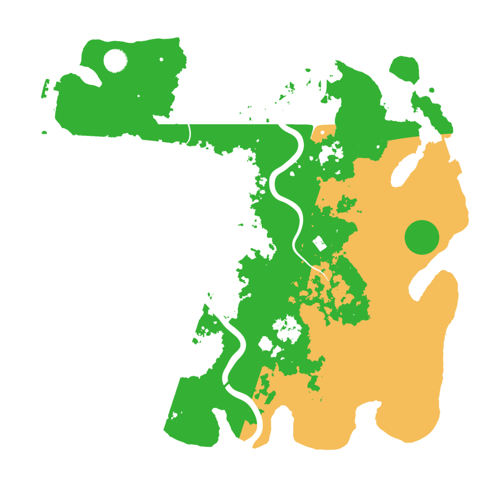 Biome Rust Map: Procedural Map, Size: 3800, Seed: 35483579