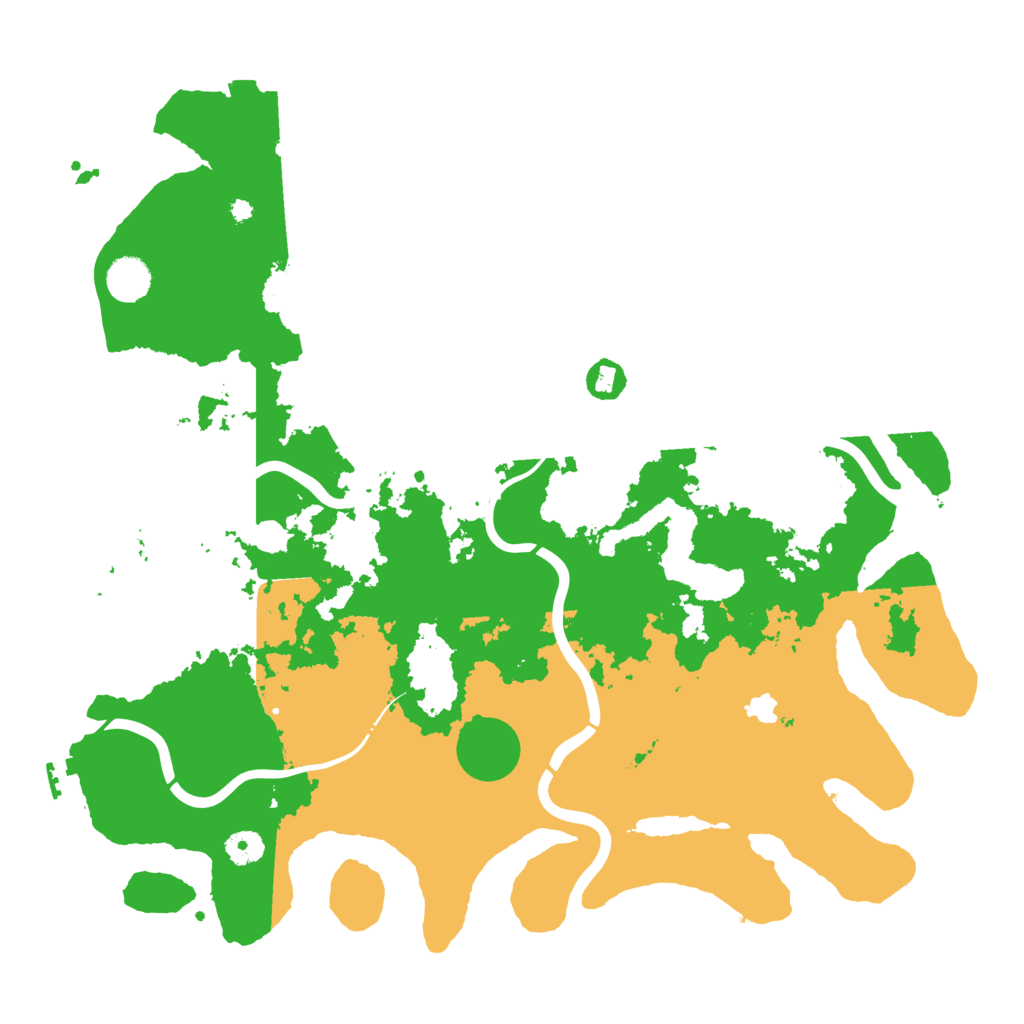 Biome Rust Map: Procedural Map, Size: 4250, Seed: 134567890