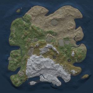 Thumbnail Rust Map: Procedural Map, Size: 3800, Seed: 20240105, 18 Monuments