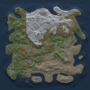 Thumbnail Rust Map: Procedural Map, Size: 4250, Seed: 287474722, 19 Monuments