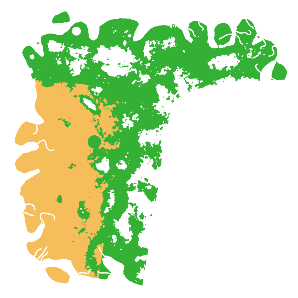 Biome Rust Map: Procedural Map, Size: 6000, Seed: 51441823
