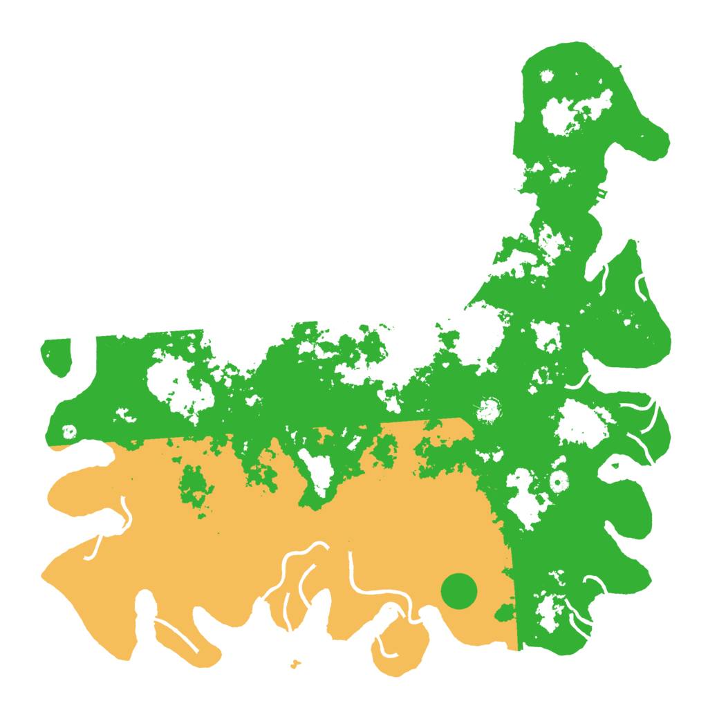 Biome Rust Map: Procedural Map, Size: 5150, Seed: 11061805