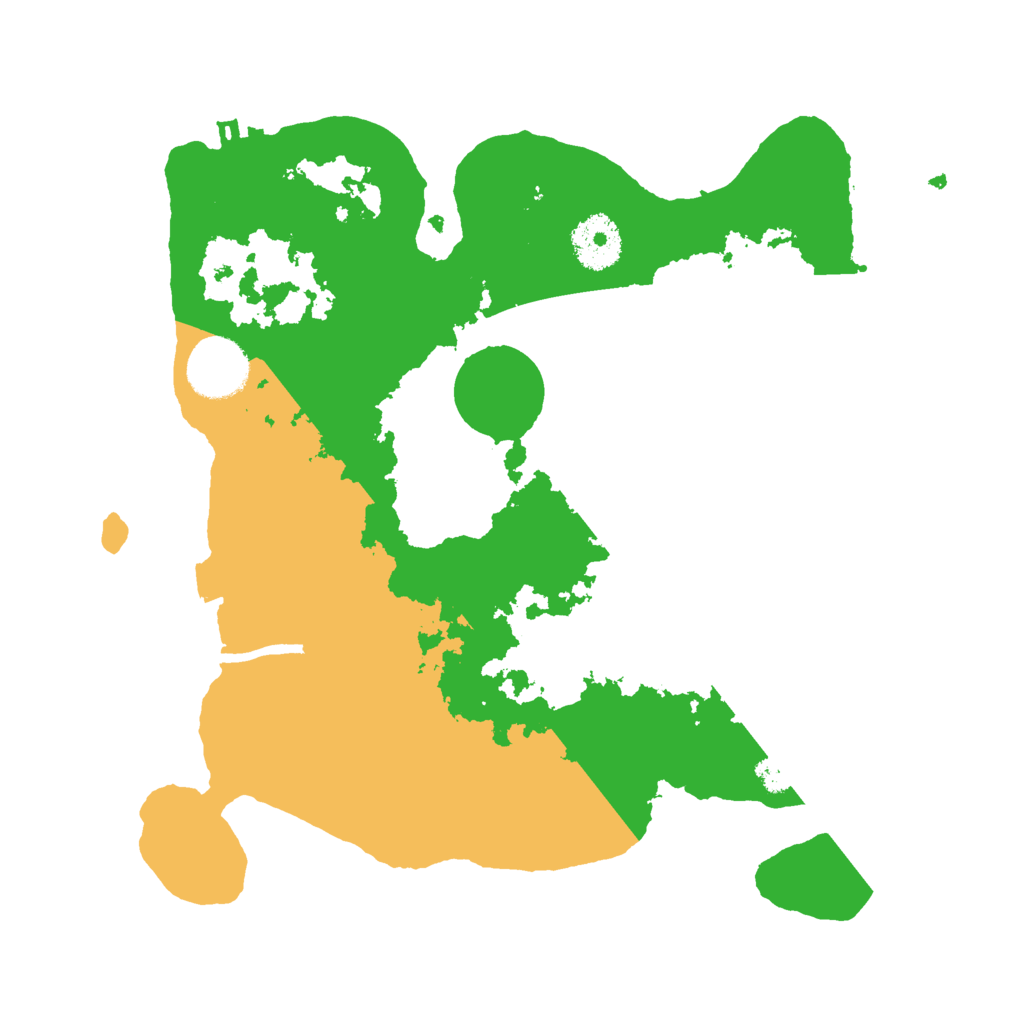 Biome Rust Map: Procedural Map, Size: 3000, Seed: 411530456