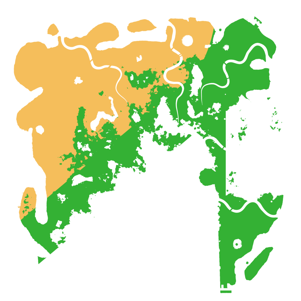 Biome Rust Map: Procedural Map, Size: 4800, Seed: 62463774