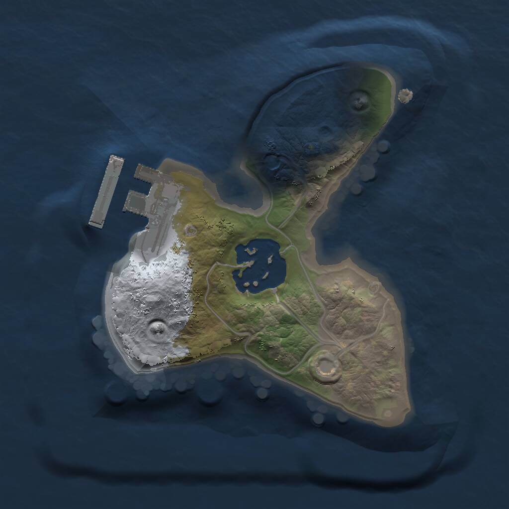 Rust Map: Procedural Map, Size: 1400, Seed: 982799402, 3 Monuments