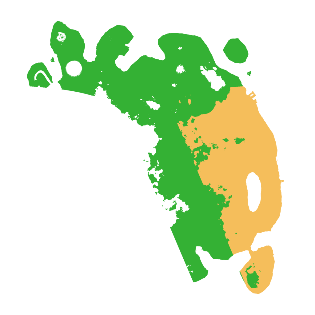 Biome Rust Map: Procedural Map, Size: 3500, Seed: 2124831305