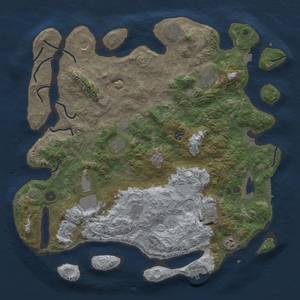 Thumbnail Rust Map: Procedural Map, Size: 4500, Seed: 13201212, 19 Monuments