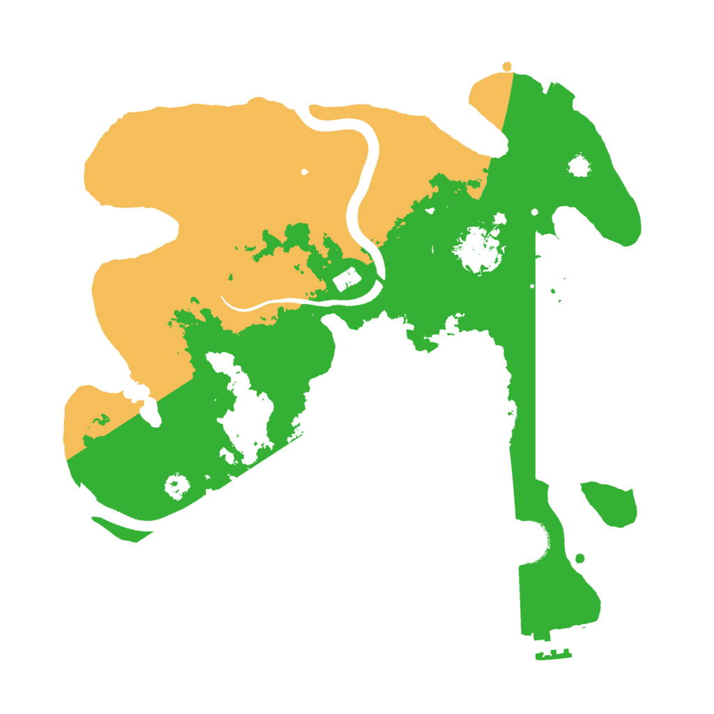 Biome Rust Map: Procedural Map, Size: 3000, Seed: 343866709