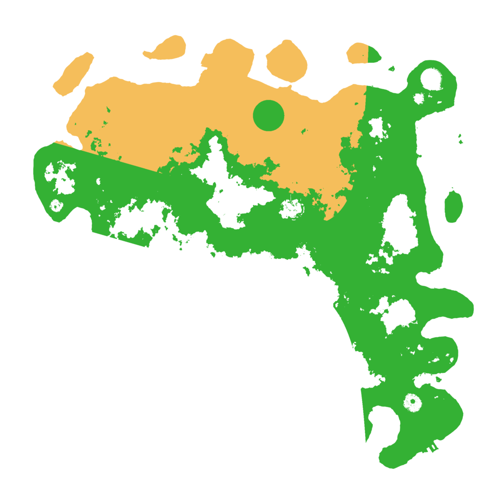 Biome Rust Map: Procedural Map, Size: 4250, Seed: 40124