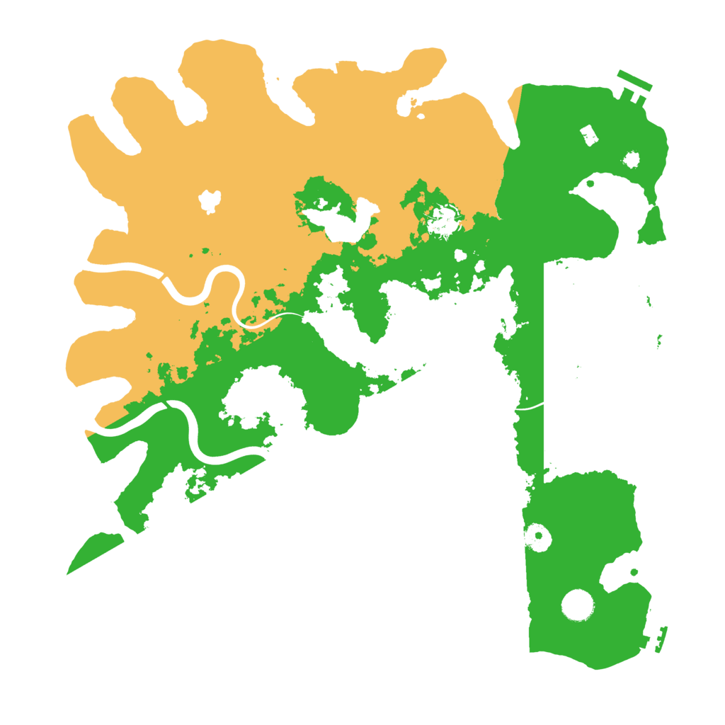 Biome Rust Map: Procedural Map, Size: 4000, Seed: 1263130213