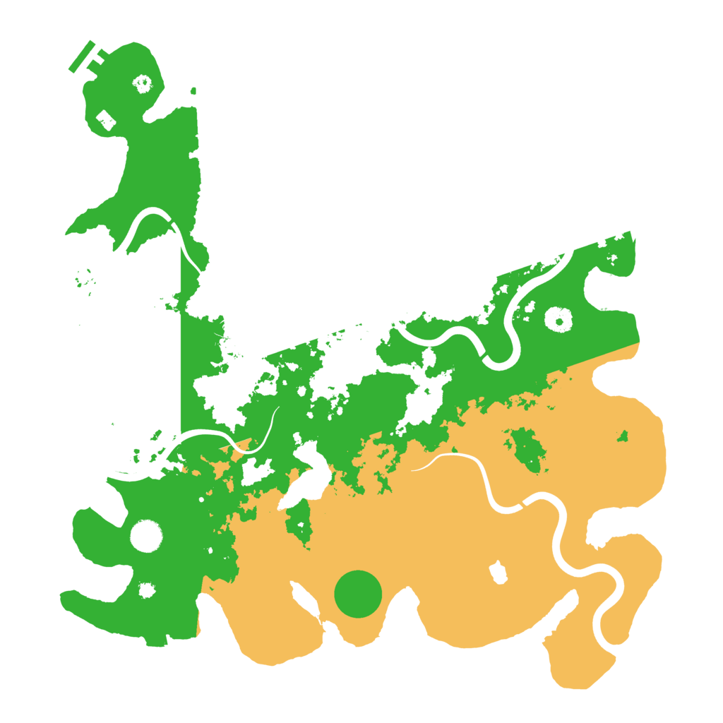 Biome Rust Map: Procedural Map, Size: 4000, Seed: 353961500