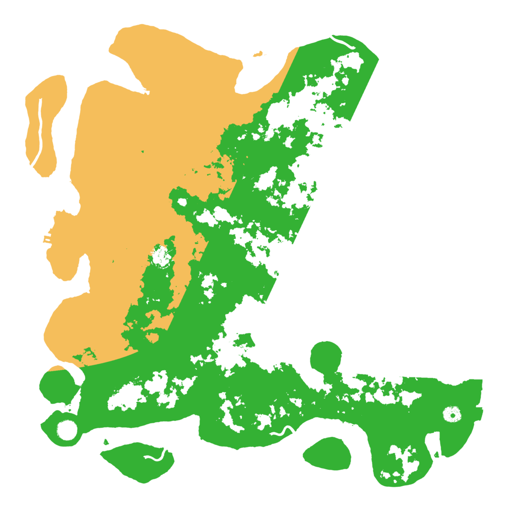 Biome Rust Map: Procedural Map, Size: 4500, Seed: 2003493581