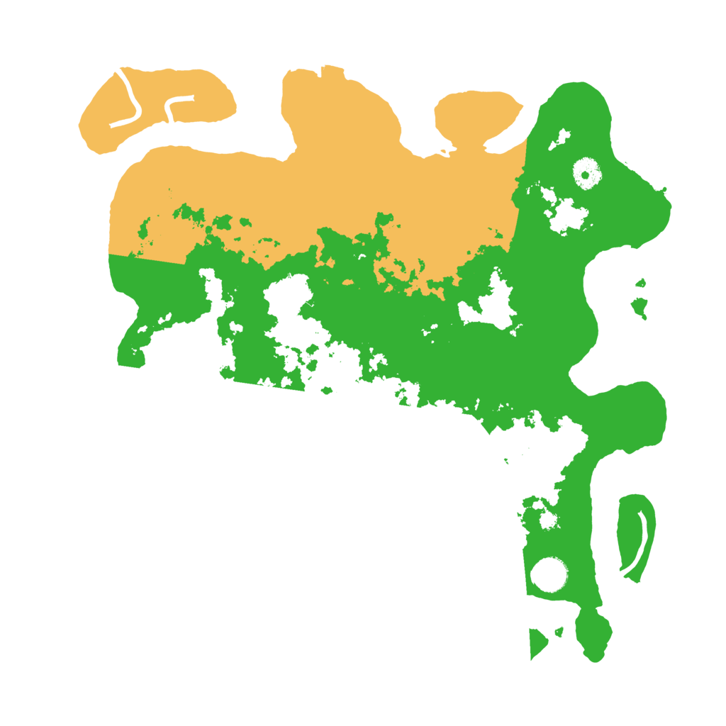 Biome Rust Map: Procedural Map, Size: 3700, Seed: 1373197300