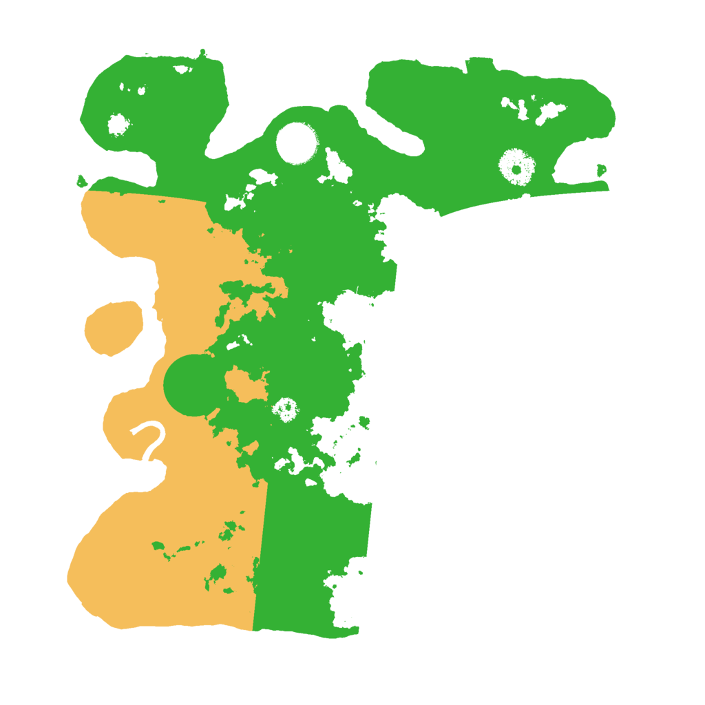 Biome Rust Map: Procedural Map, Size: 3000, Seed: 2037716151