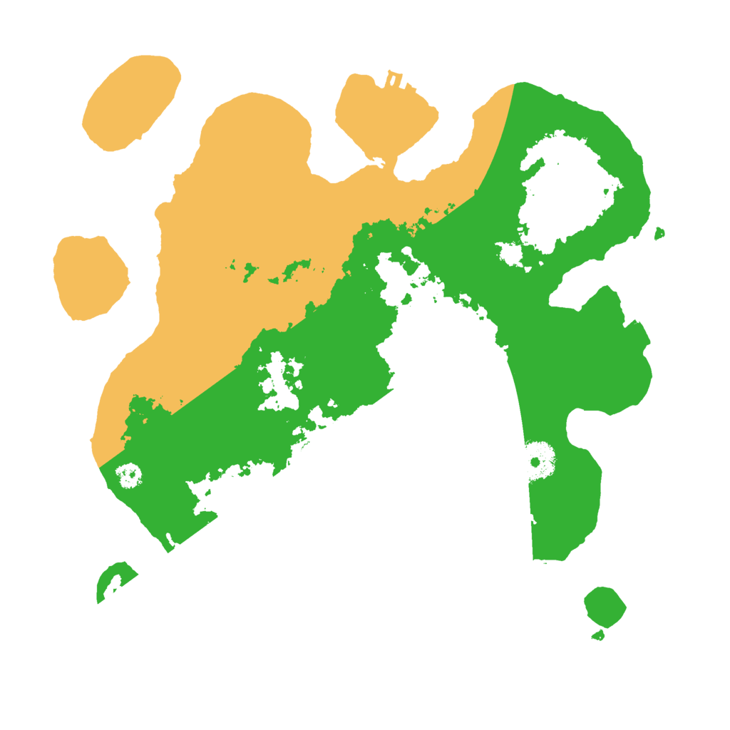 Biome Rust Map: Procedural Map, Size: 3000, Seed: 235987