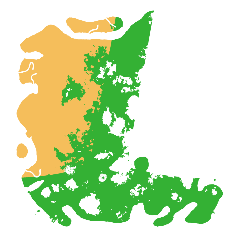 Biome Rust Map: Procedural Map, Size: 4500, Seed: 364826002