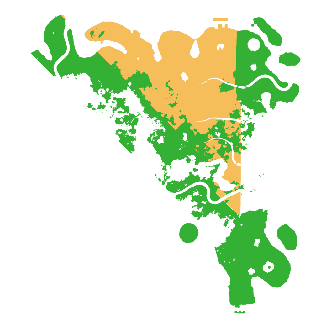 Biome Rust Map: Procedural Map, Size: 4500, Seed: 1825935629