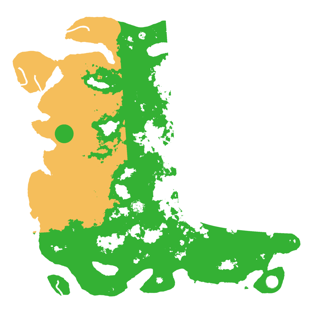 Biome Rust Map: Procedural Map, Size: 4500, Seed: 1343044319