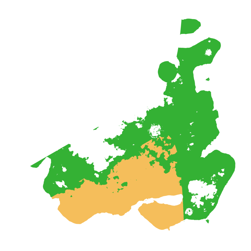Biome Rust Map: Procedural Map, Size: 3500, Seed: 16691622
