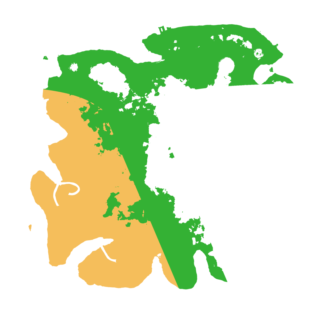 Biome Rust Map: Procedural Map, Size: 3500, Seed: 2086272800