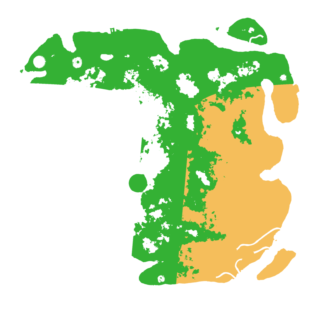 Biome Rust Map: Procedural Map, Size: 4500, Seed: 2100391438